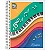 CADERNO DE MUSICA ESPIRAL CAPA FLEXIVEL COM 40 FOLHAS - BASIC ART - Imagem 1