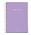 CADERNO ESPIRAL CAPA DURA 1 MATERIA COM 80 FOLHAS LILAS PASTEL STILO - JANDAIA - Imagem 1