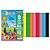 PACOTE DE FOLHA COLORIDA ECO CORES COM 32 FOLHAS E 8 CORES 75G A4 - NOVA PRINT - Imagem 1
