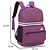 MOCHILA DE COSTA ROXO ADV LISTRA HORIZONTAL - LUXCEL - Imagem 1