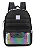 MOCHILA DE COSTA UP4YOU NAILON MATELASSE HOLOGRAFICO PRETO - LUXCEL - Imagem 1