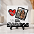 AZULEJO AMOR QUE SEMPRE SONHEI  15X15CM PERSONALIZADO - Imagem 1
