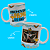 CANECA DE LOUÇA PROMOVIDO A PAPAI DO ANO  PERSONALIZADO - Imagem 1