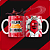 CANECA DE LOUÇA MELHOR PAI  DO MUNDO TIME FLAMENGO PERSONALIZADO - Imagem 1