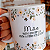 CANECA DE LOUÇA MÃE VOCÊ É  A FLOR QUE ENCHE MINHA VIDA DE AMOR PERSONALIZADO - Imagem 1