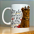 CANECA DE LOUÇA MINHA PROTEÇÃO É NO SEU ABRAÇO PERSONALIZADO - Imagem 1
