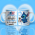 CANECA DE LOUÇA OHANA NÃO É SÓ FAMILIA É ESCOLHA (AZUL) PERSONALIZADO - Imagem 1