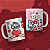 CANECA DE LOUÇA MEU CRUSH MEU PAR PERSONALIZADO - Imagem 1