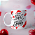 CANECA DE LOUÇA QUE O NOSSO AMOR DURE PRA SEMPRE PERSONALIZADO - Imagem 1