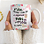 CANECA DE LOUÇA MÃE CONTIGO CADA DIA É ESPECIAL PERSONALIZADO - Imagem 1