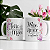 CANECA DE LOUÇA MÃE MEU AMOR POR VOCÊ É INFINITO FLORES PERSONALIZADO - Imagem 1
