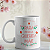 CANECA DE LOUÇA PARA A MINHA QUERIDA MÃE PERSONALIZADO - Imagem 1