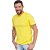 CAMISETAS ALGODÃO 100% COR AMARELO - Imagem 1