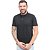 CAMISETAS POLOS PIQUET DE POLIVISCOSE  COR PRETO - Imagem 1