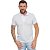 CAMISETAS POLOS PIQUET DE POLIVISCOSE  COR BRANCO - Imagem 1