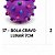 VINIL BOLA CRAVO LUNAR 7CM - Imagem 1