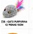 BRINQ. GATO PURPURINA COM PENAS 15CM - Imagem 1