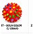 BRINQ BOLA COLOR C/CRAVO BORRACHA ESPEC - Imagem 3