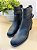 Bota Feminina Preta Cano Curto em Couro com Fivela Lateral Lialine - Imagem 2