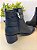 Bota Feminina Preta Cano Curto em Couro com Fivela Lateral Lialine - Imagem 3