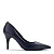 Scarpin Feminino Bico Fino em Couro Azul Marinho Lialine - Imagem 1