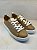 Tênis Casual Feminino Lialine em Couro – Cores Nude, Azul Céu, Branco e Dourado - Imagem 3