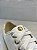 Tênis Casual Feminino Dumond Branco com Detalhes Dourados - Imagem 2
