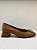 Scarpin Feminino Caramelo em Couro Legítimo Dumond - Imagem 1