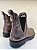 Coturno Feminino Paraonda em Couro Premium com Textura Snake - Imagem 3