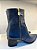Bota Feminina Paraonda em Couro Azul Marinho - Imagem 3