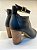 Peep Toe Boot Paraonda em Couro Preto - Imagem 3