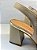 Peep Toe Slingback Paraonda em Couro Nude com Metalizado - Imagem 5
