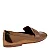 Mocassim em Couro Metalizado Bronze Santa Lolla - Imagem 3