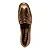 Mocassim em Couro Metalizado Bronze Santa Lolla - Imagem 4