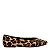 Sapatilha Animal Print com Bico Redondo em Couro Santa Lolla - Imagem 1