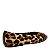 Sapatilha Animal Print com Bico Redondo em Couro Santa Lolla - Imagem 3