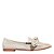 Loafer Santa Lolla Soft Marfim em Couro - Imagem 1