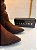 Bota Slouchy Lialine em Couro Camurça Equino Marrom Cano Médio Salto Bloco - Imagem 3