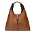 Bolsa Hobo Santa Lolla Marrom Safari e Darck Cocoa - Imagem 2
