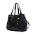 Bolsa Tote Santa Lolla Elegance em Textura Soft Preta - Imagem 2