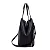 Bolsa Tote Santa Lolla Elegance em Textura Soft Preta - Imagem 3