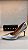 Scarpin Bico Fino em Couro Prata e Dourado Lialine - Imagem 2