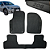 Tapete Automotivo Peugeot 208 2013 A 2026 Personalizado 3 Peças All Black - Imagem 1