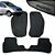 Tapete Automotivo Spacefox 2006 Á 2013 Personalizado 3 Peças All Black - Imagem 1