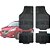 Tapete Automotivo Universal Preto 4 peças Borracha March 2014 Até 2020 - Imagem 1