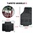 Tapete Automotivo Universal Preto 4 peças Borracha Polo Hatch Até 2026 - Imagem 5