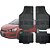 Tapete Automotivo Universal Preto 4 peças Borracha Sonic Sedan Até 2014 - Imagem 1
