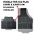 Tapete Automotivo Universal Preto 4 peças Borracha Fit 2003 Até 2021 - Imagem 4
