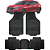 Tapete Automotivo Carpete Borracha Pvc Reforçado Com Tunel City Hatch - Imagem 1