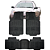 Tapete Automotivo Carpete Borracha Pvc Reforçado Com Tunel Courier - Imagem 1